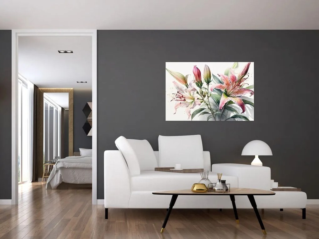 Tablou - Crinii, ilustrații (90x60 cm)