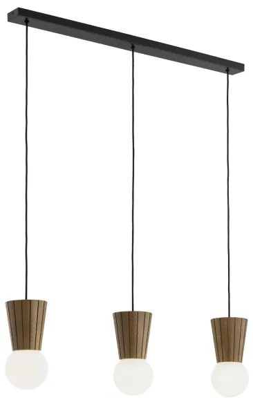 Argon 6358 - Lustră pentru baie VOLANTE, suspendată pe cablu, 3xG9/6W/230V IP44, maro