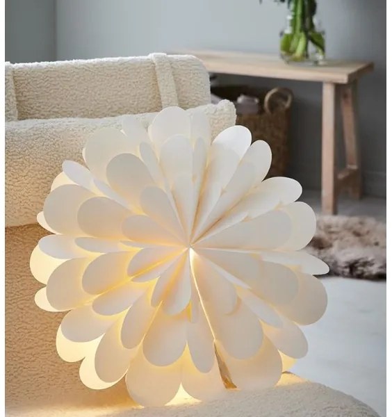 Decorațiune de Crăciun MARAVILLA 1xE14/25W/230V d. 60 cm albă Markslöjd 705945