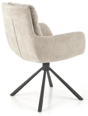 Scaun de dining HALSA, bej, 1 buc.