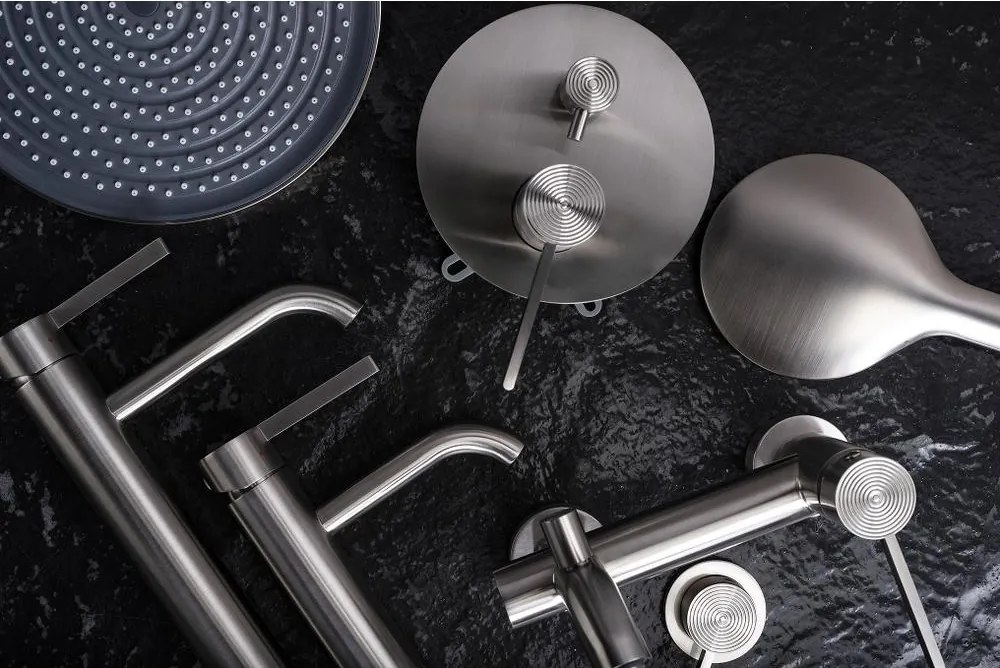 Baterie lavoar Rea Foster crom periat