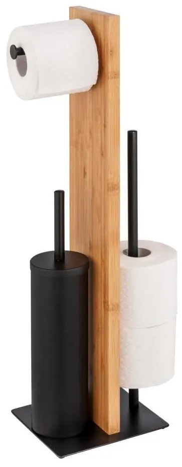 WENKO 25376100 - Set WC LESINA 18x69 cm maro/negru