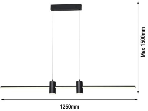 Lustră LED dimabilă pe cablu Immax NEO 07230L LITE ESTRELAS LED/30W/230V + telecomandă