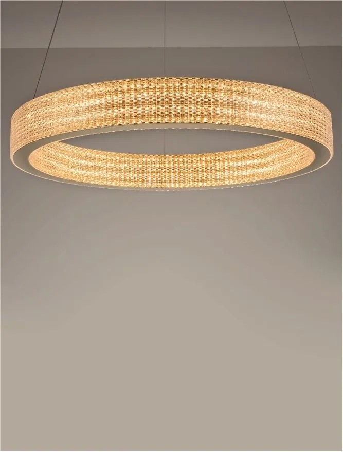 Lustra LED suspendata deosebita design modern KLEPSIDRA, 41cm