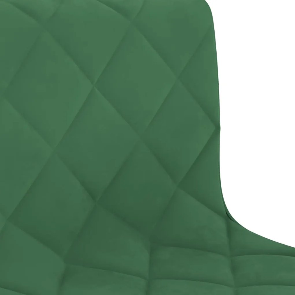 Scaun de masa pivotant, verde inchis, catifea (333657) 1, Morkegronn