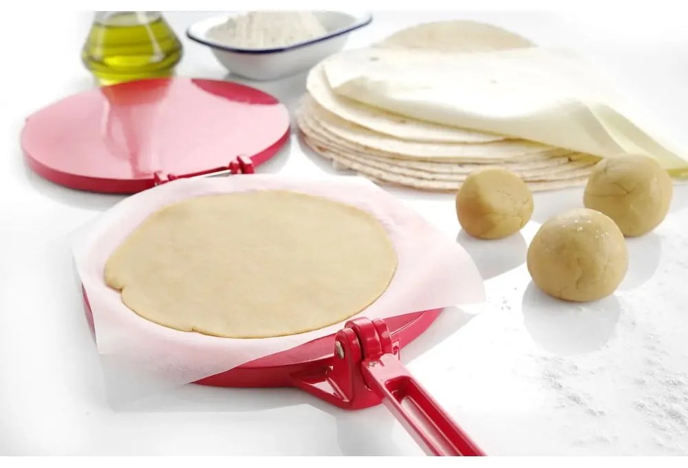 Presă pentru tortilla Hendi, roșu