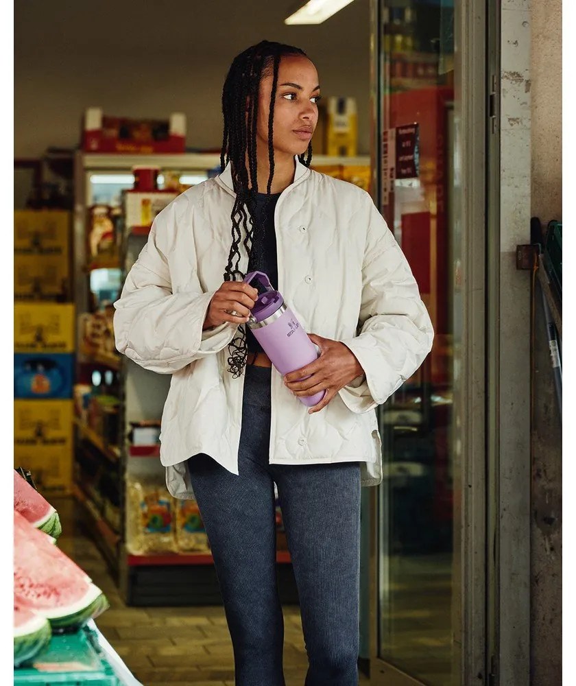 Termos roz din oțel inoxidabil 890 ml IceFlow™ Flip Straw 2.0 Tumbler Cherry Blossom – Stanley