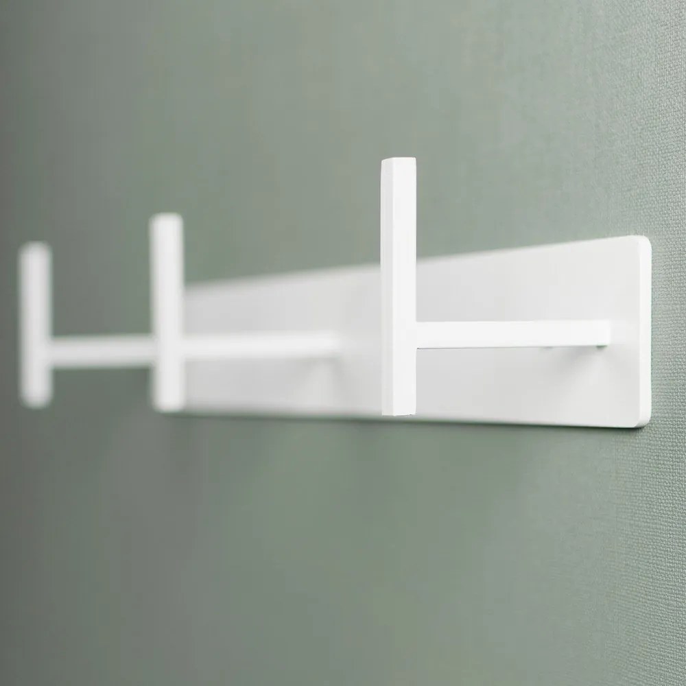 Cuier de perete alb din metal 44 cm Chapman – Spinder Design