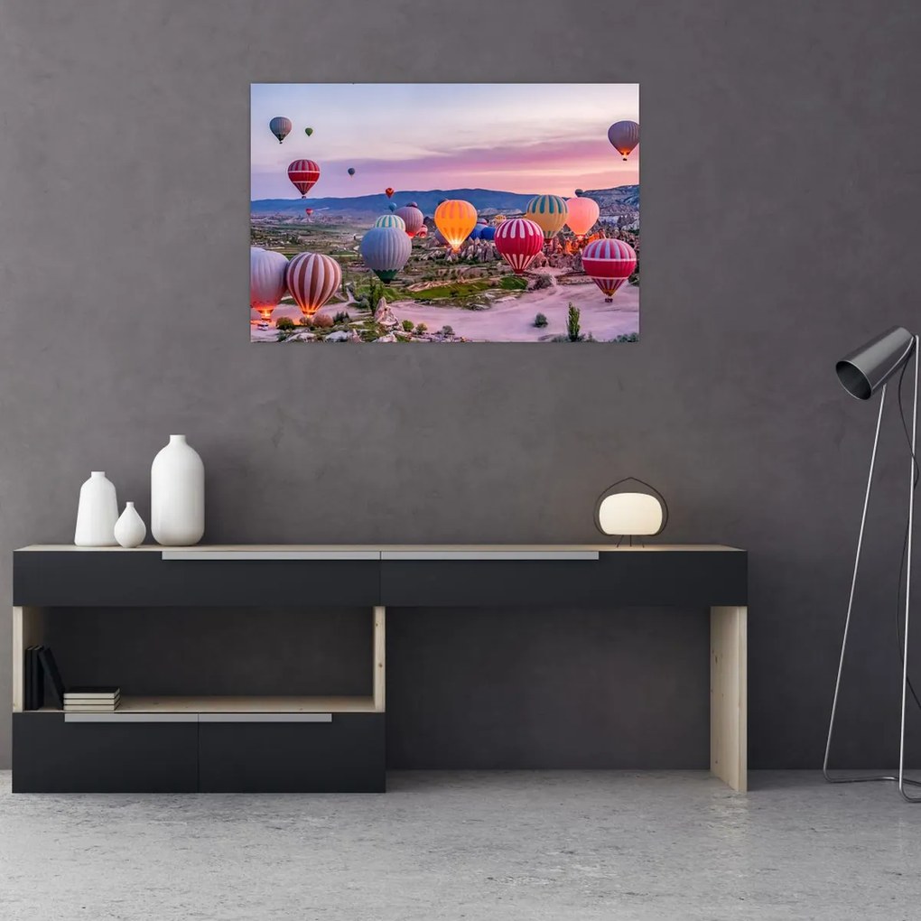 Tablou - Baloane cu aer cald (90x60 cm)