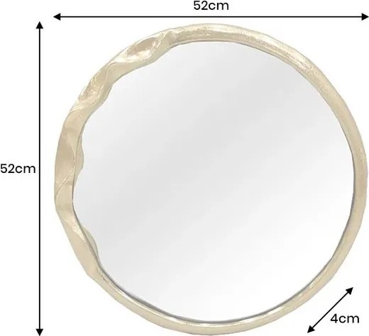 Oglinda decorativa Portrait 60cm auriu A-46099 VC