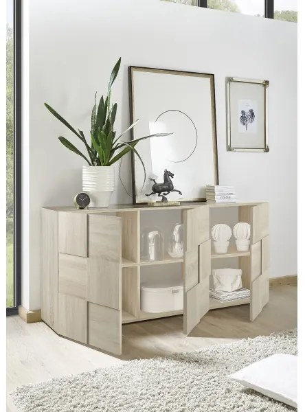 Comodă SERIAN, stejar Sonoma