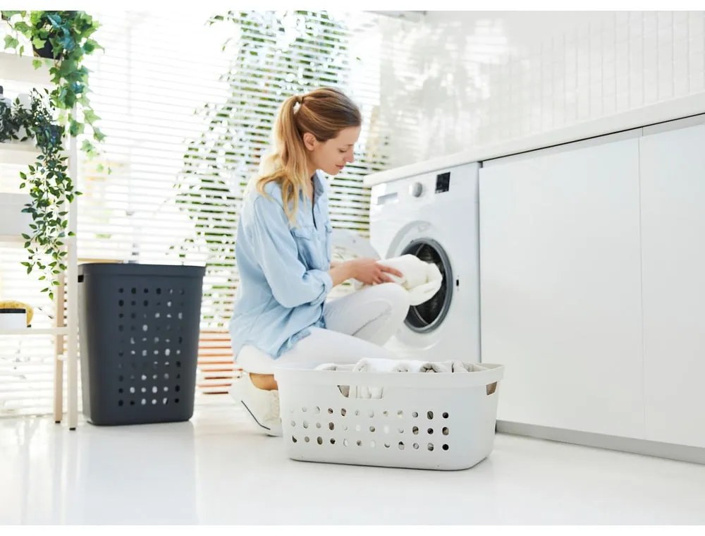 Coș de rufe din plastic 55 l Jona – Rotho