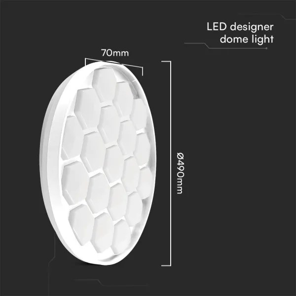 Plafonieră LED dimabilă LED/60W/230V 3000/4000/6500K + telecomandă