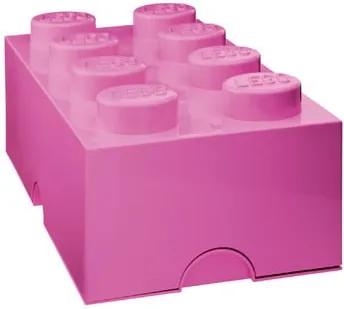 Cutie depozitare LEGO®, roz închis