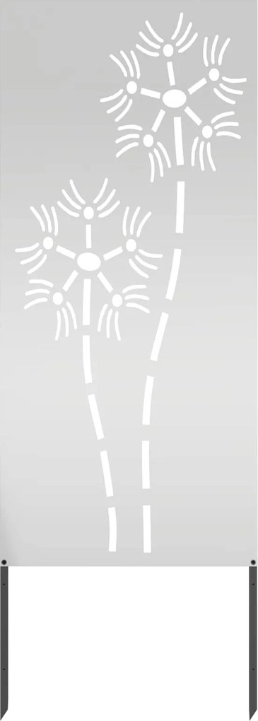 vidaXL Ecran de intimitate pentru grădină Argintiu 50 x 140 cm