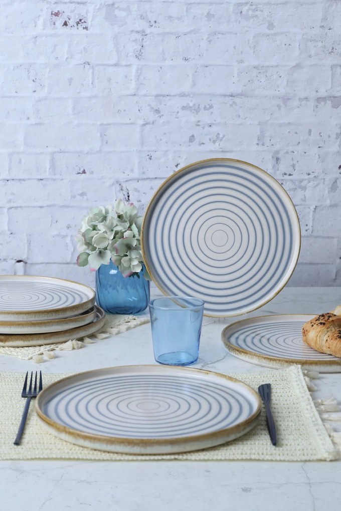 Set farfurii de servire (6 piese), Hermia, Culoare: Alb
Albastru