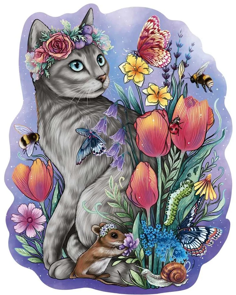 PUZZLE LEMN CONTUR PISICUTA 150 PIESE - RAVENSBURGER (RVSPA00757)
