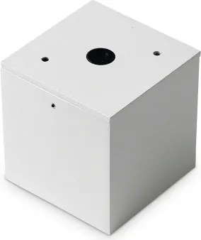 Ideal Lux - Spot de exterior TECHO 1xGU10/20W/230V 15x15 cm IP54 alb