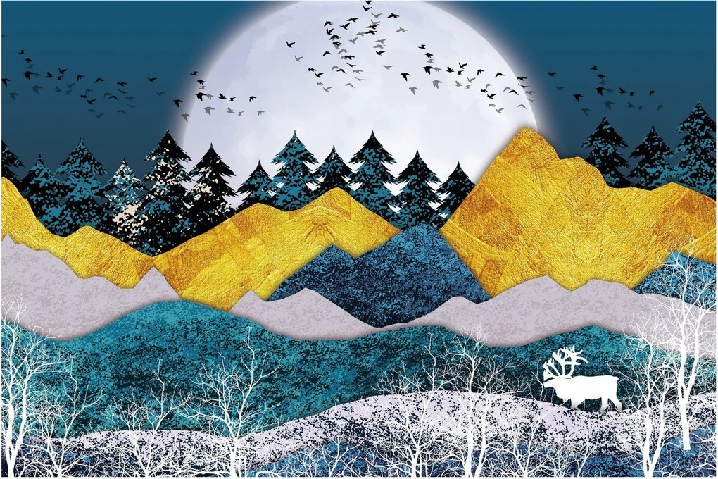Tablou - Peisaj polar (90x60 cm)