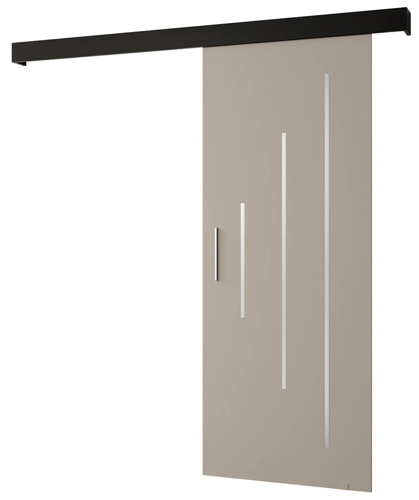 Uși culisante 70 cm Slavdro 3 (cashmir + negru mat). 1108779