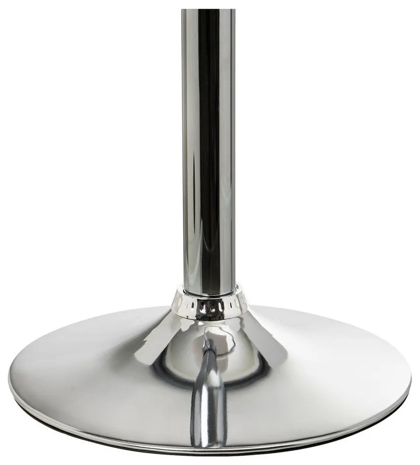 Set de scaune de bar alb cu înălțime ajustabilă 2 buc. tapițat (înălțime șezut 63 cm) – Casa Selección