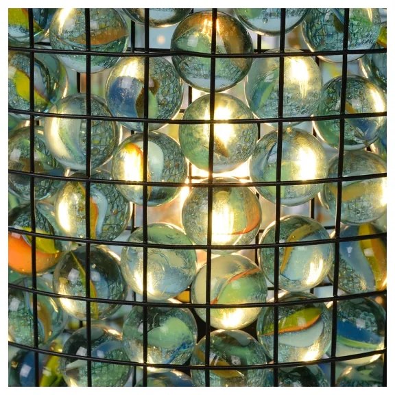 Lampă de masă EXTRAVAGANZA MARBELOUS 1xE14/40W/230V albastră Lucide 78597/01/60