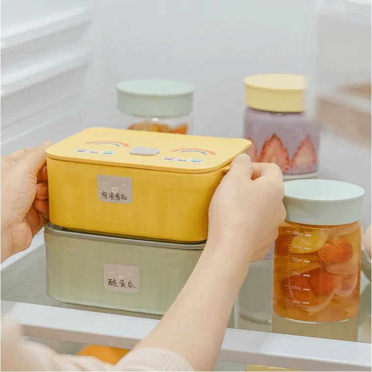 Cutie alimentara ceramica Buydeem CT1006-CG, 810 ml, 17x20.5 cm, Pana la 230°C, Compatibila cuptor si cuptor cu microunde, Verde