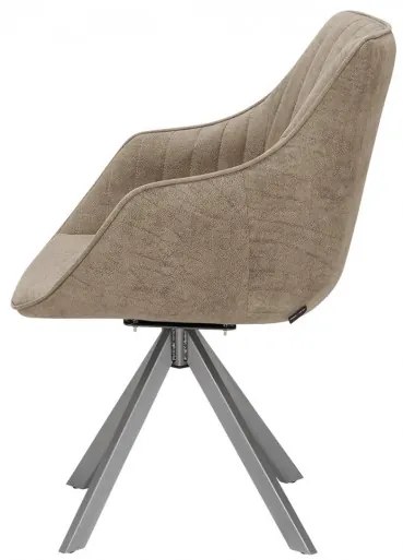 Scaun Rotativ Cu Brat Cloud , Maro, 59 Cm