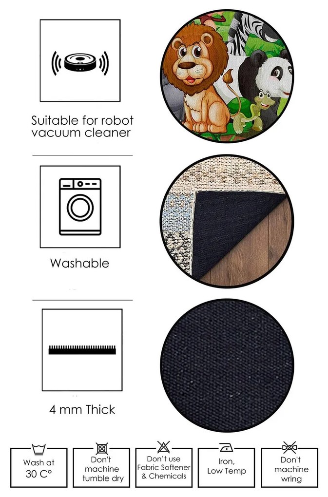 Covor, Woopamuk020, 80x300 cm, Bumbac;Poliester, Gri