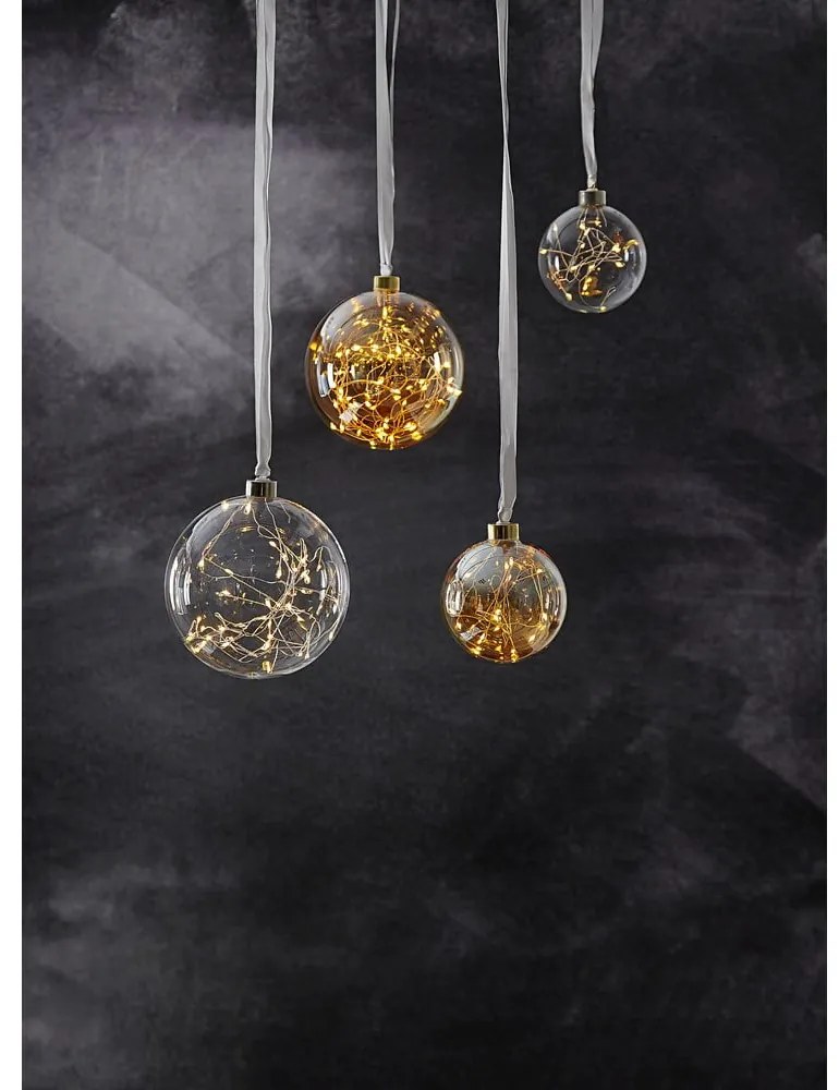 Decorațiune luminoasă de Crăciun albă ø 15 cm Glow – Star Trading