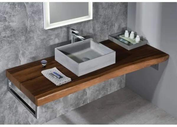 Sapho - Lavoar pentru blat FORMIGO 47,5 x 36,5 cm beton/gri