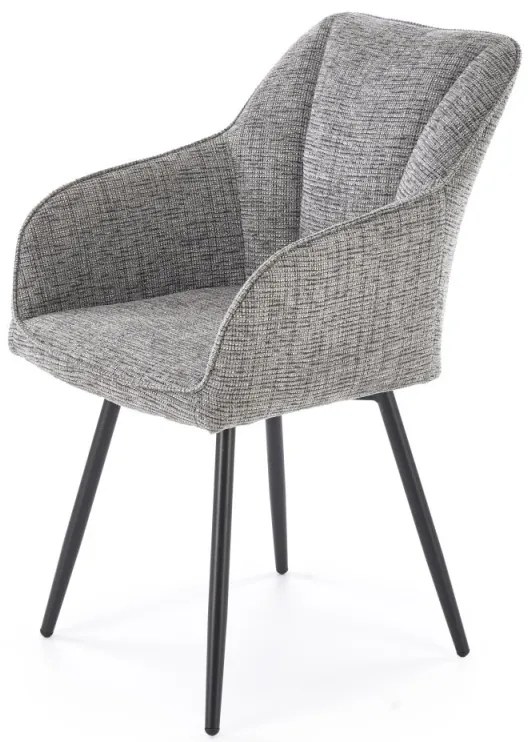 Scaun K576 stofa gri H85 cm