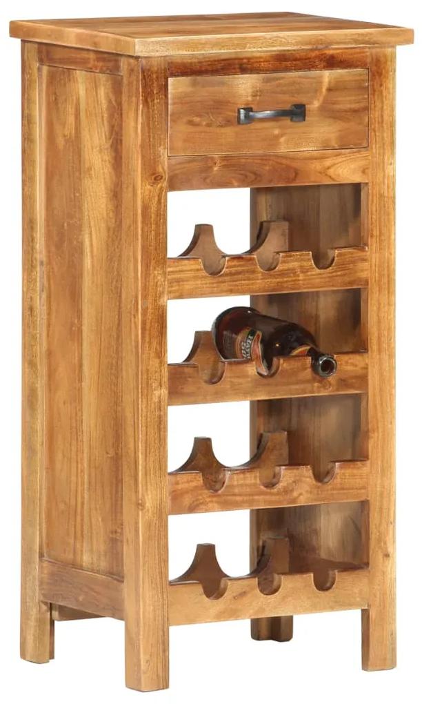 Dulap sticle de vin, 40x30x80 cm, lemn masiv de acacia