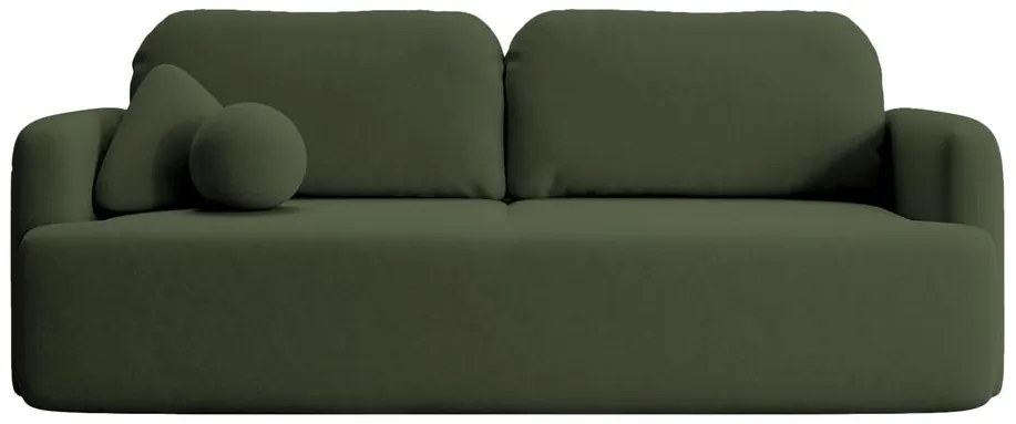 Canapea trei locuri Linaki  (verde + negru). 1099811