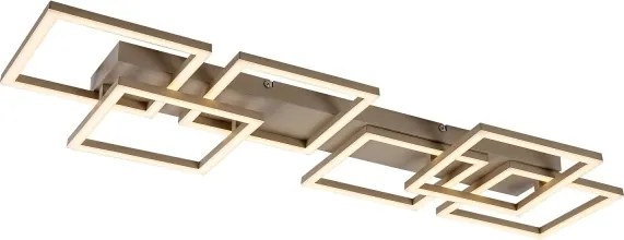 Rabalux 71500 - Plafonieră LED reglabilă FATMA 40W/230V 3000-6500K 33x100 cm bej+telecomandă