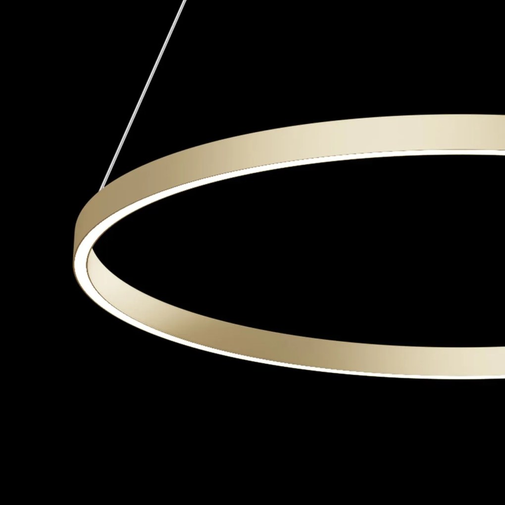 Lustra suspendata LED design tehnic, diametru:80cm, Rim alama MYMOD058PL-L42BS4K