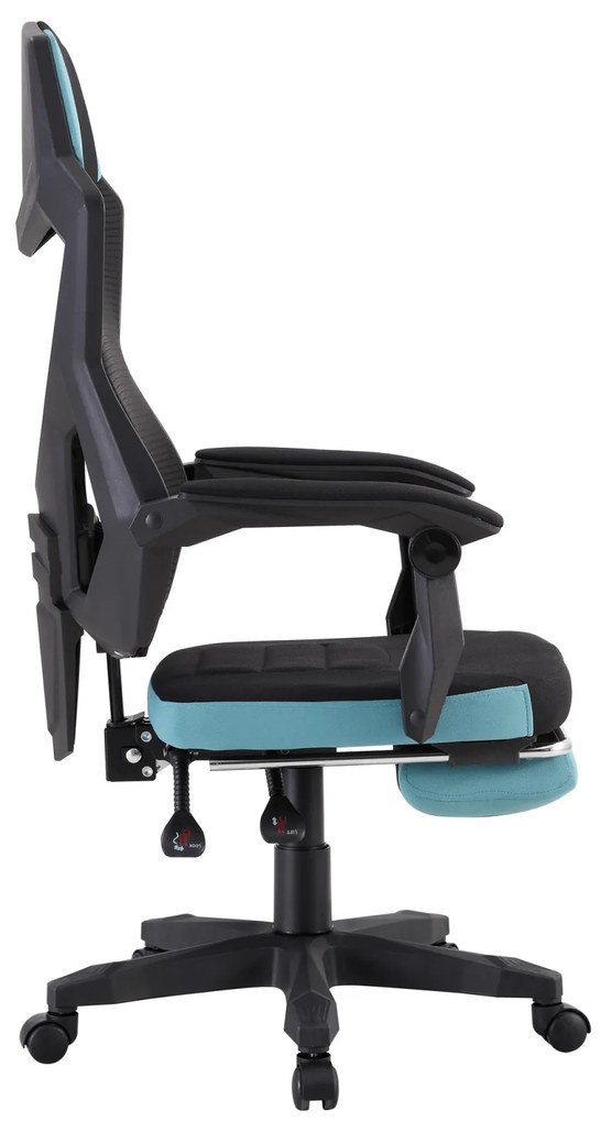 Scaun de birou   gaming, culoare neagra   neo menta, JORIK NEW