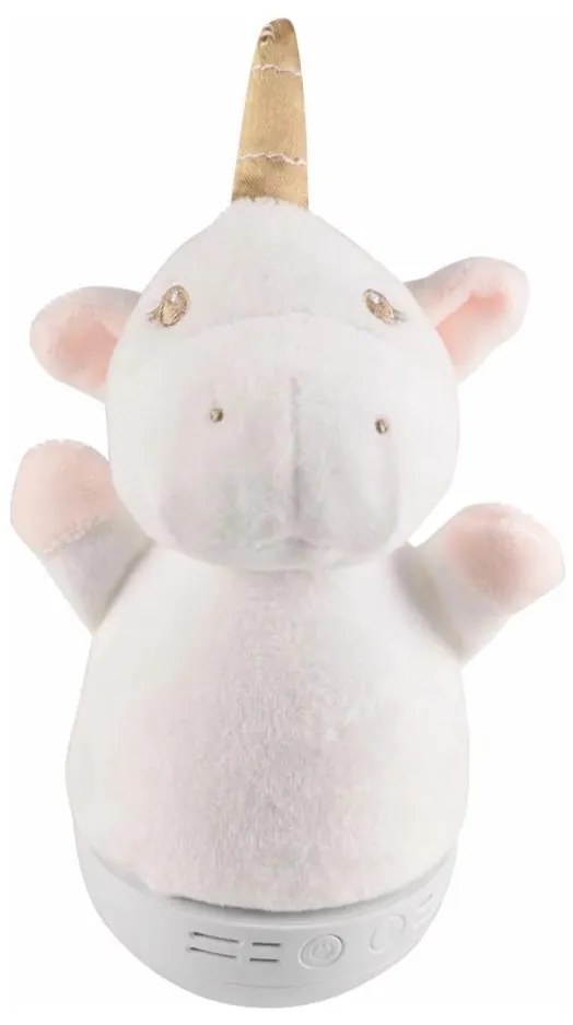 Lampă de veghe LED RGB pentru copii, cu melodie, 3xAAA/5V, model unicorn