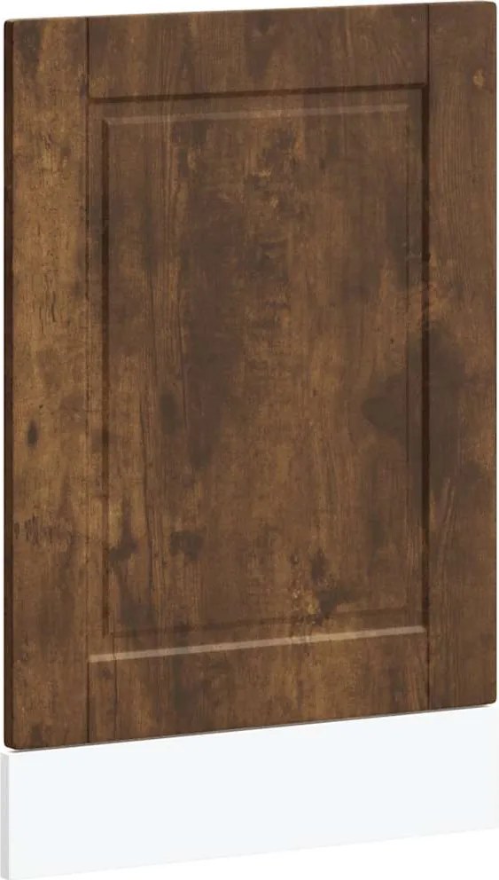 vidaXL Panou pentru mașină de spălat vase Stejar afumat Lemn prelucrat