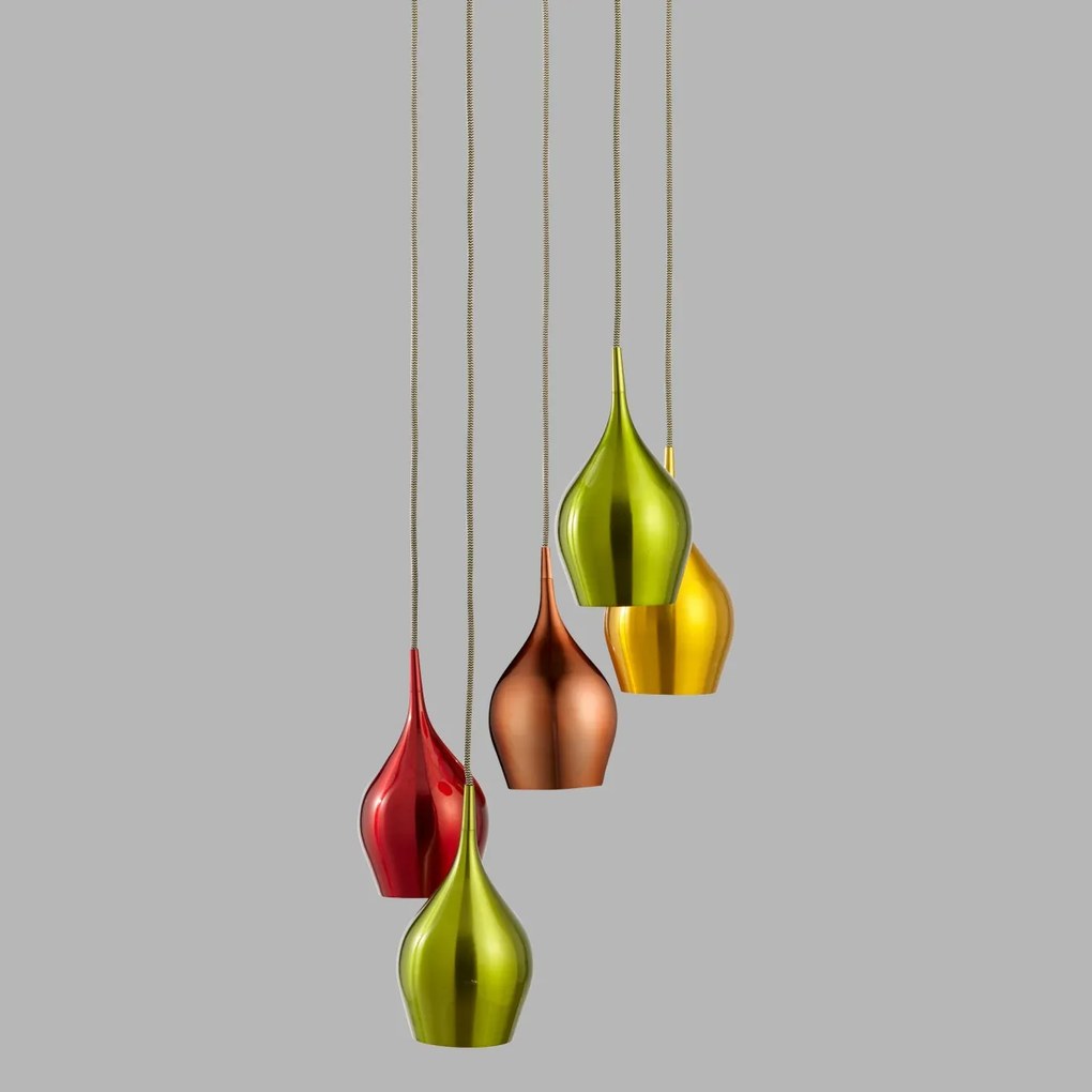 Lustra moderna design multicolor Vibrant 5L 6465-5 SRT