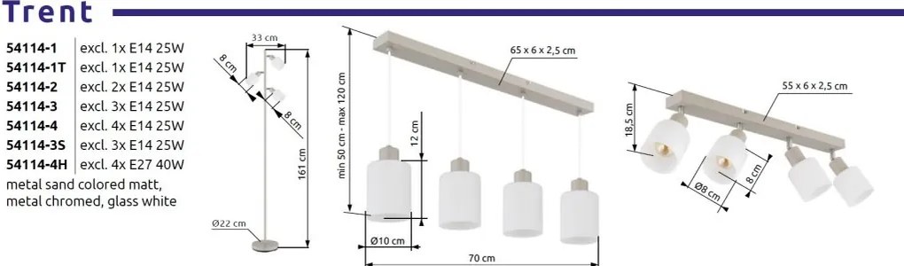 Lampadar/Lampa de podea moderna TRENT