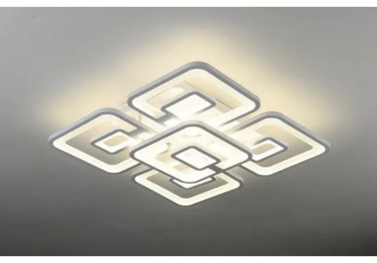 Lustra LED Cu Telecomanda, Elit's Esn M025/4+1, 180W, Alb
