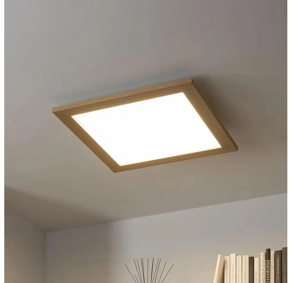 Plafonieră LED Brilagi SLIMFRAME WOOD LED/36W/230V 49,5x49,5 cm maro