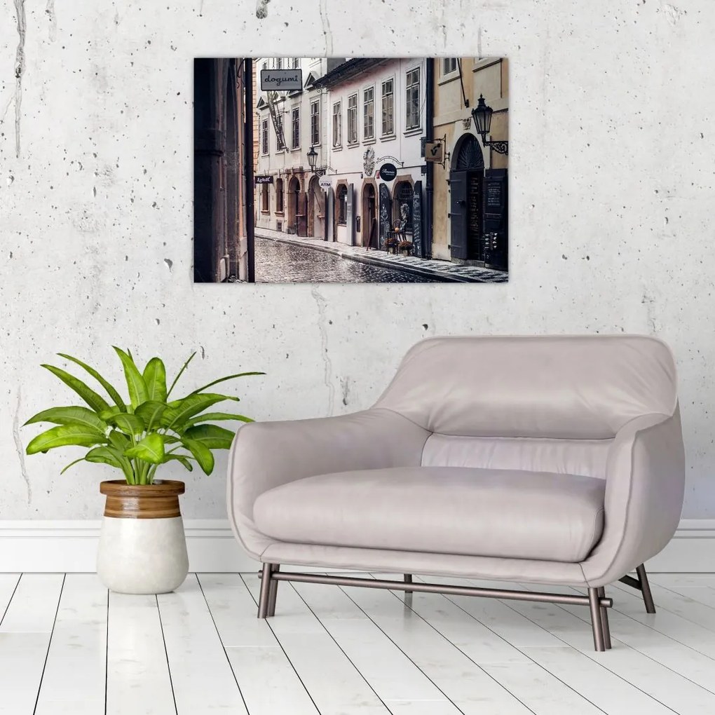 Tablou - Strada din Praga (70x50 cm)