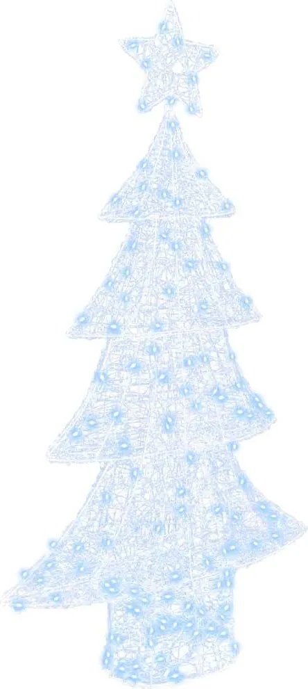 vidaXL Brad de Crăciun cu 160 LED Alb rece 150 cm Acril