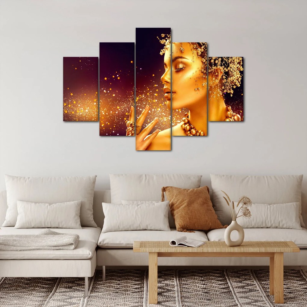 Tablou - Regina de aur (150x105 cm)