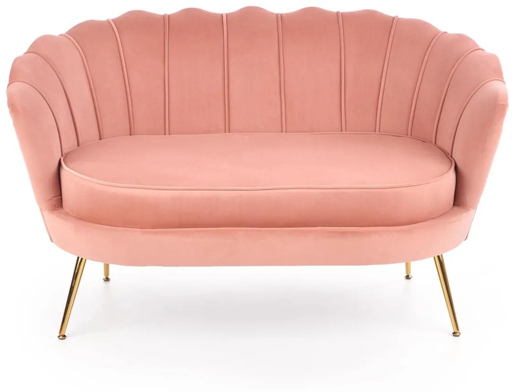 Canapea fixa Amorinito XL velvet roz