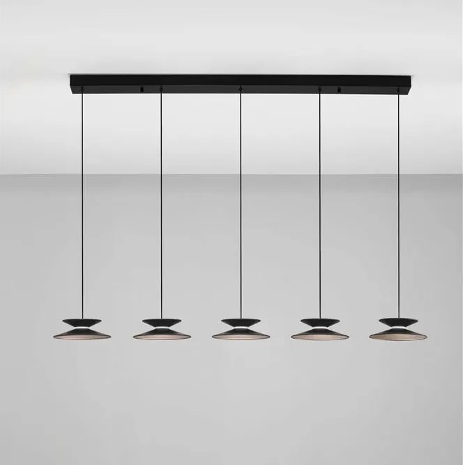 Lustra cu 5 pendule LED design modern Morfi