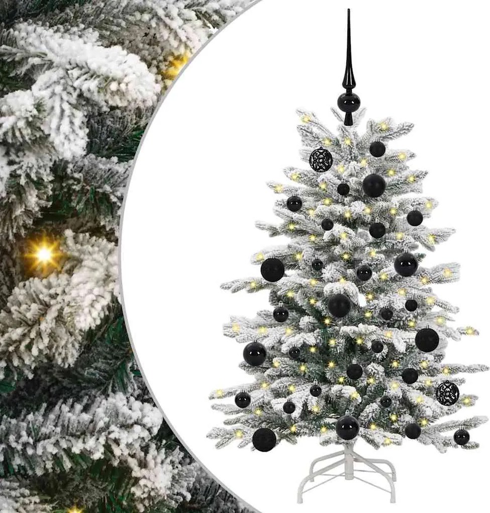 vidaXL Brad de Crăciun artificial cu ramuri articulare Alb 120 cm