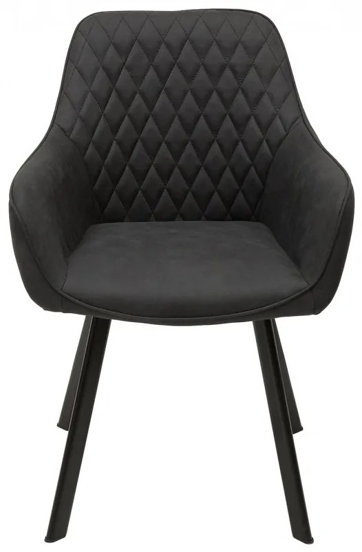 Set de 2 scaune Palermo, antracit A-39342 VC